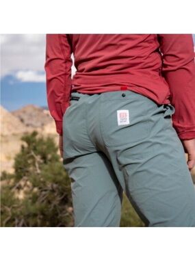 *discontinued - Topo Designs Women's Climbing Pants in Sage Green